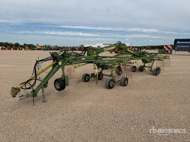 2012 Krone Swadro 710/26T 7.10 m 2 Rotor Andaineur Hay Rake - Kaarutaja/ Reha: pilt 1 2012 Krone Swadro 710/26T 7.10 m 2 Rotor Andaineur Hay Rake - Kaarutaja/ Reha: pilt 1