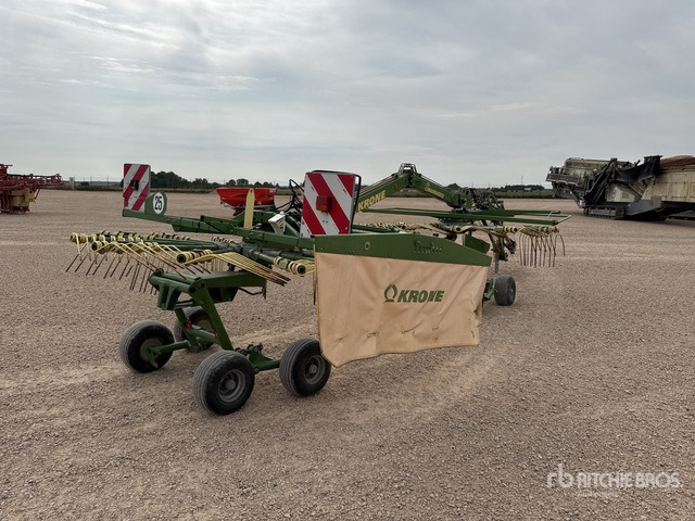 2012 Krone Swadro 710/26T 7.10 m 2 Rotor Andaineur Hay Rake - Kaarutaja/ Reha: pilt 4 2012 Krone Swadro 710/26T 7.10 m 2 Rotor Andaineur Hay Rake - Kaarutaja/ Reha: pilt 4