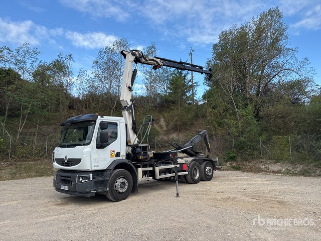2013 Renault Premium Lander 430DXi 6x2 Camion Ampliroll Avec Grue ... Roll-Off Truck - Konkstõstukiga veoauto: pilt 3 2013 Renault Premium Lander 430DXi 6x2 Camion Ampliroll Avec Grue ... Roll-Off Truck - Konkstõstukiga veoauto: pilt 3