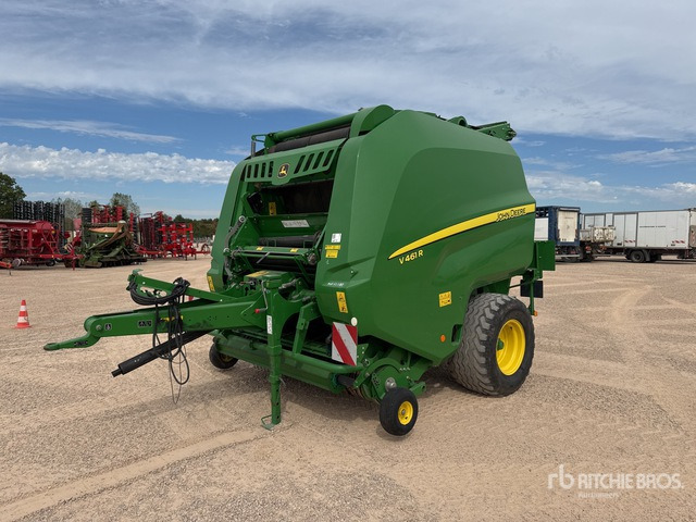 2019 John Deere V461R Presse A Balles Rondes Round Baler - Heinapress, ümmargune: pilt 1 2019 John Deere V461R Presse A Balles Rondes Round Baler - Heinapress, ümmargune: pilt 1