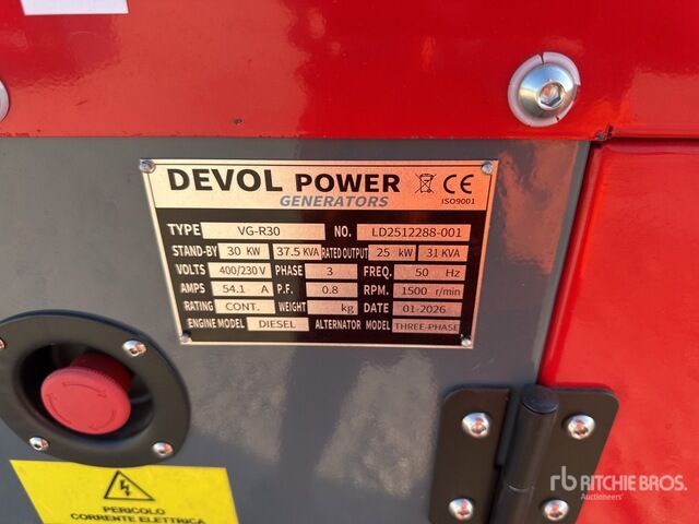 Devol VG-R30 Generator Set - Generaatorikomplekt: pilt 5 Devol VG-R30 Generator Set - Generaatorikomplekt: pilt 5