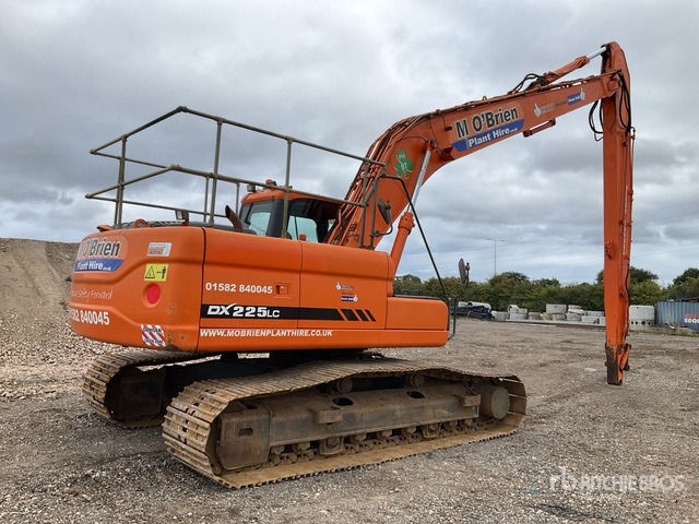 2011 Doosan DX225 LC Long Reach Tracked Excavator - Lintekskavaator: pilt 3 2011 Doosan DX225 LC Long Reach Tracked Excavator - Lintekskavaator: pilt 3