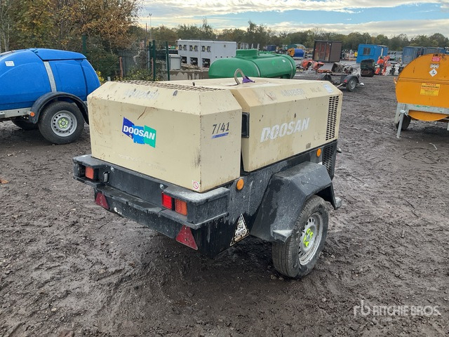 2013 Doosan 7/41 Mobile Air Compressor - Õhukompressor: pilt 4 2013 Doosan 7/41 Mobile Air Compressor - Õhukompressor: pilt 4