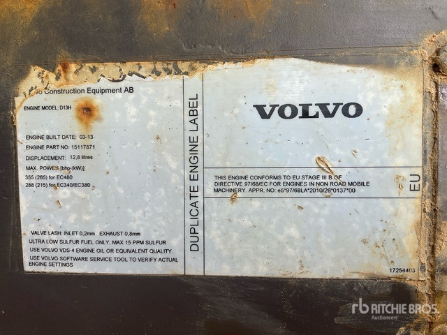 2013 Volvo EC380DL Tracked Excavator - Lintekskavaator: pilt 5 2013 Volvo EC380DL Tracked Excavator - Lintekskavaator: pilt 5