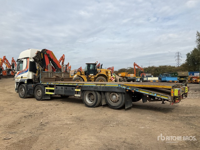 2017 DAF 8x2 Twin-Steer Sleeper Flatbed Truck with Crane - Madelveok/ Platvormveok, Kraanaga veoauto: pilt 4 2017 DAF 8x2 Twin-Steer Sleeper Flatbed Truck with Crane - Madelveok/ Platvormveok, Kraanaga veoauto: pilt 4