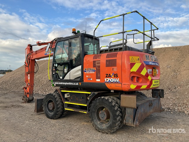 2017 Hitachi ZX170W-5 Highway Wheeled Excavator - Ratastel ekskavaator: pilt 4 2017 Hitachi ZX170W-5 Highway Wheeled Excavator - Ratastel ekskavaator: pilt 4