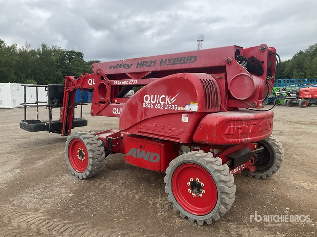 2017 Nifty HR21 4WD Hybrid Articulating Boom Lift - Liigendpoom: pilt 3 2017 Nifty HR21 4WD Hybrid Articulating Boom Lift - Liigendpoom: pilt 3