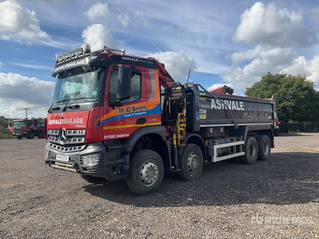 2018 Mercedes-Benz Arocs 8x4 Dump Truck with Crane - Kallurauto: pilt 3 2018 Mercedes-Benz Arocs 8x4 Dump Truck with Crane - Kallurauto: pilt 3
