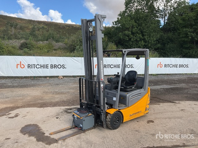 2019 Jungheinrich EFG216K 1600 kg 3 Wheel Electric Forklift - Elektritõstuk: pilt 4 2019 Jungheinrich EFG216K 1600 kg 3 Wheel Electric Forklift - Elektritõstuk: pilt 4