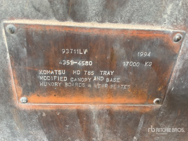 1991 Komatsu HD785-3 Haul Truck - Kastiga kallur/ Kiviveoauto: pilt 5 1991 Komatsu HD785-3 Haul Truck - Kastiga kallur/ Kiviveoauto: pilt 5