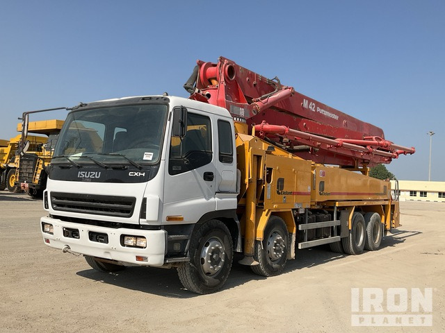 2002 Isuzu CXH50T 2003 Putzmeister M42 on 8x4 Twi ... Concrete Pump Truck - Betoonipump: pilt 1 2002 Isuzu CXH50T 2003 Putzmeister M42 on 8x4 Twi ... Concrete Pump Truck - Betoonipump: pilt 1