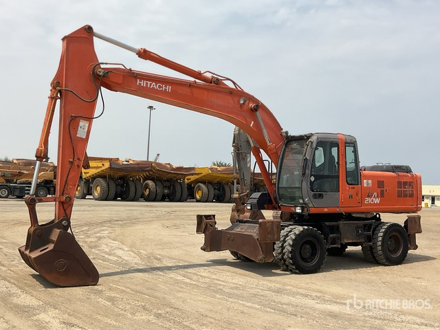 2005 Hitachi ZX210W - Ratastel ekskavaator: pilt 1 2005 Hitachi ZX210W - Ratastel ekskavaator: pilt 1