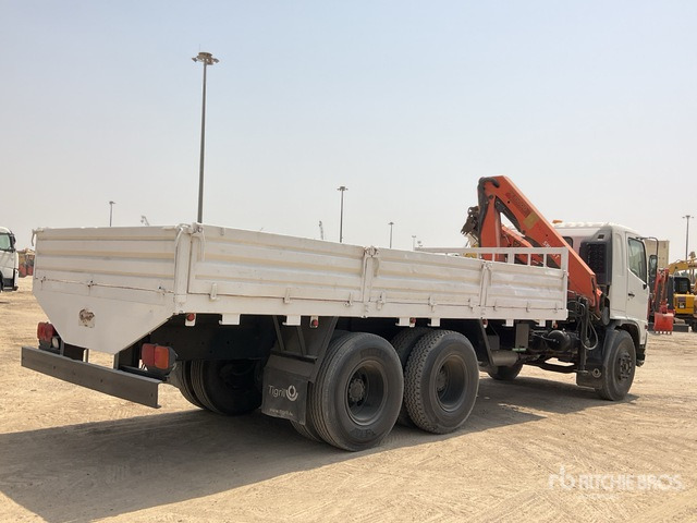 2008 Hino 500 Palfinger PK1000 4.5 ton Knuckl ... Flatbed Truck with Crane - Hooldusniiduk/ Multšer: pilt 3 2008 Hino 500 Palfinger PK1000 4.5 ton Knuckl ... Flatbed Truck with Crane - Hooldusniiduk/ Multšer: pilt 3