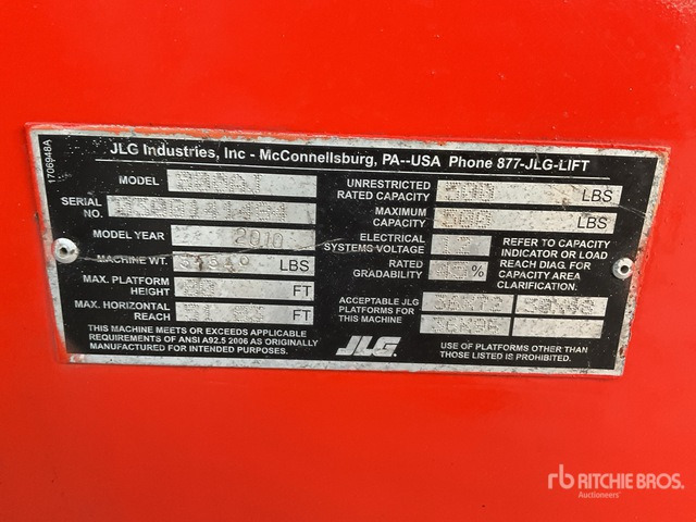2010 JLG 800AJ 4WD Diesel Articulating Boom Lift - Liigendpoom: pilt 3 2010 JLG 800AJ 4WD Diesel Articulating Boom Lift - Liigendpoom: pilt 3