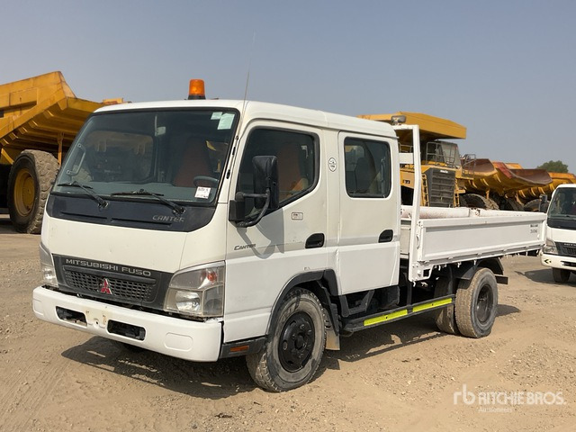 2013 Mitsubishi Canter 4x2 Crew Cab Flatbed Truck - Madelveok/ Platvormveok: pilt 1 2013 Mitsubishi Canter 4x2 Crew Cab Flatbed Truck - Madelveok/ Platvormveok: pilt 1