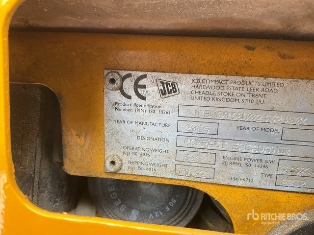 2016 JCB 8030 - Miniekskavaator: pilt 3 2016 JCB 8030 - Miniekskavaator: pilt 3