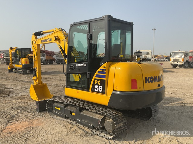 2019 Komatsu PC56-7 - Miniekskavaator: pilt 3 2019 Komatsu PC56-7 - Miniekskavaator: pilt 3