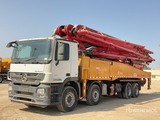 2019 Mercedes Benz Actros 4144 2019 Sany SYM5449THB 56 m on 8x ... Concrete Pump Truck - Betoonipump: pilt 2 2019 Mercedes Benz Actros 4144 2019 Sany SYM5449THB 56 m on 8x ... Concrete Pump Truck - Betoonipump: pilt 2