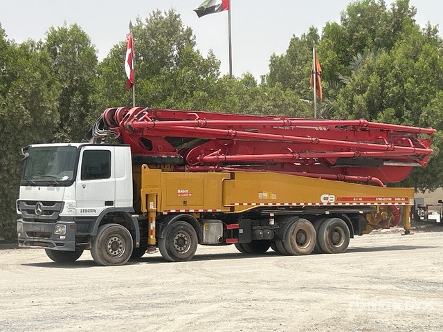 2020 Mercedes-Benz Actros 4141 2020 Sany SYM5449THBE 56 m on 8 ... Concrete Pump Truck - Hooldusniiduk/ Multšer: pilt 1 2020 Mercedes-Benz Actros 4141 2020 Sany SYM5449THBE 56 m on 8 ... Concrete Pump Truck - Hooldusniiduk/ Multšer: pilt 1