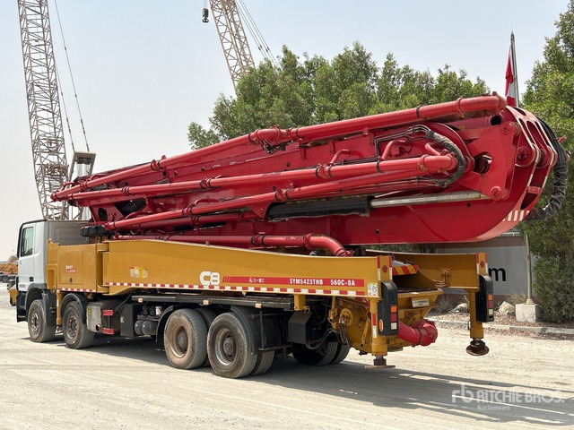 2020 Mercedes-Benz Actros 4141 2020 Sany SYM5449THBE 56 m on 8 ... Concrete Pump Truck - Hooldusniiduk/ Multšer: pilt 3 2020 Mercedes-Benz Actros 4141 2020 Sany SYM5449THBE 56 m on 8 ... Concrete Pump Truck - Hooldusniiduk/ Multšer: pilt 3