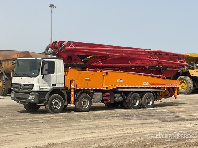 2020 Mercedes-Benz Actros 4143 2020 Sany SYM5449THBE 56 m on 8 ... Concrete Pump Truck - Betoonipump: pilt 2 2020 Mercedes-Benz Actros 4143 2020 Sany SYM5449THBE 56 m on 8 ... Concrete Pump Truck - Betoonipump: pilt 2