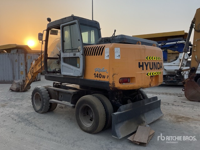 Hyundai Robex 140W-7 - Ratastel ekskavaator: pilt 4 Hyundai Robex 140W-7 - Ratastel ekskavaator: pilt 4