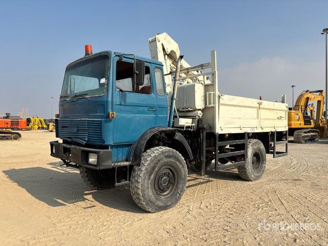 Iveco 110-17 Flatbed Truck with Crane - Madelveok/ Platvormveok, Kraanaga veoauto: pilt 1 Iveco 110-17 Flatbed Truck with Crane - Madelveok/ Platvormveok, Kraanaga veoauto: pilt 1