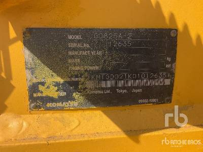 KOMATSU GD825A-2 - Teehöövel: pilt 5 KOMATSU GD825A-2 - Teehöövel: pilt 5