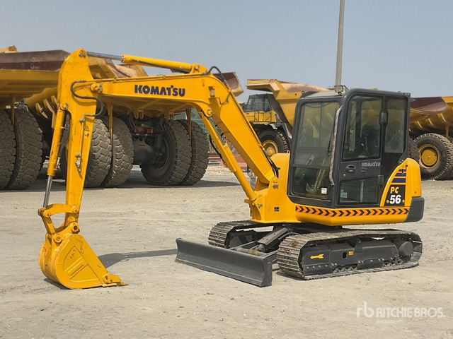 Komatsu PC56-7 Mini Excavator: <6.6t - Miniekskavaator: pilt 1 Komatsu PC56-7 Mini Excavator: <6.6t - Miniekskavaator: pilt 1