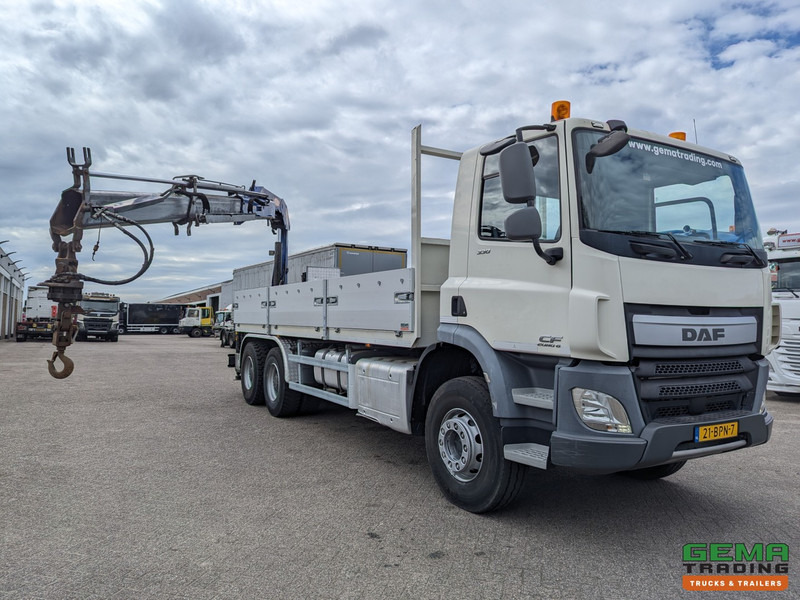 DAF CF 330 FAT 6x4 Dagcab Euro6A - Open laadbak 6.4m + PM 15522 - RadioGrafisch - Handgeschakeld - 08/2025APK - Madelveok/ Platvormveok, Kraanaga veoauto: pilt 4 DAF CF 330 FAT 6x4 Dagcab Euro6A - Open laadbak 6.4m + PM 15522 - RadioGrafisch - Handgeschakeld - 08/2025APK - Madelveok/ Platvormveok, Kraanaga veoauto: pilt 4