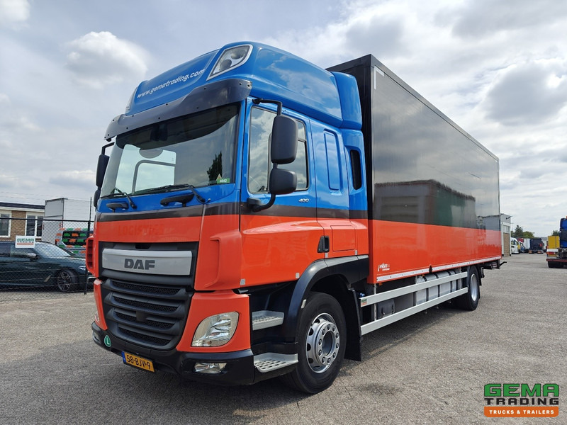 DAF CF 400 FA 4x2 Spacecab Euro6C - StandAirco - GeslotenBak 8.1M - Laadklep 2000KG - Vangmuil - 10/2025 APK - Kasti veoauto: pilt 1 DAF CF 400 FA 4x2 Spacecab Euro6C - StandAirco - GeslotenBak 8.1M - Laadklep 2000KG - Vangmuil - 10/2025 APK - Kasti veoauto: pilt 1