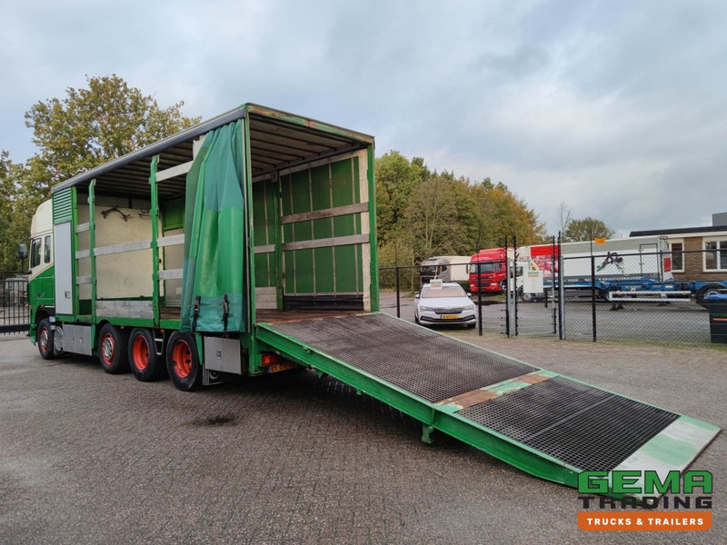 DAF FAK XF95.430 8x2 Super SuperSpaceCab Euro3 - CurtainSider 7.31m + Ramp 16T - MachineTransporter - 6 Persons (V558) - Treilerveoauto: pilt 2 DAF FAK XF95.430 8x2 Super SuperSpaceCab Euro3 - CurtainSider 7.31m + Ramp 16T - MachineTransporter - 6 Persons (V558) - Treilerveoauto: pilt 2
