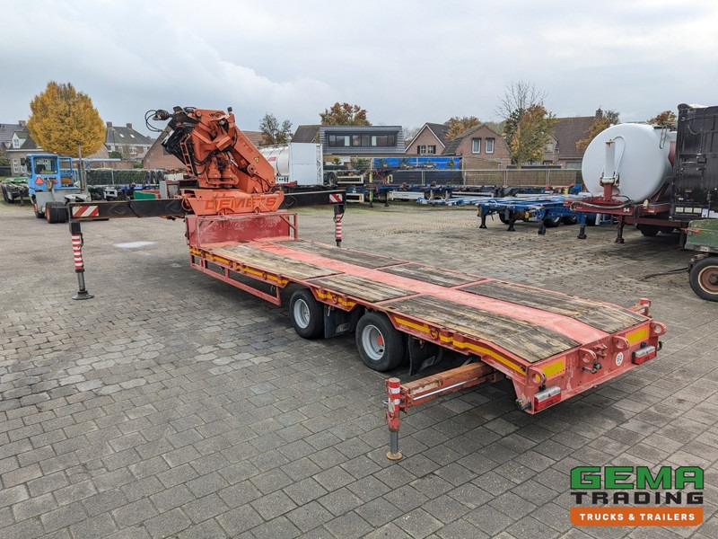 Madal platvormpoolhaagis Faymonville VAL 1 2-Assige Uitschuifbare 5m Semi-Dieplader Palfinger PK52000CH2 V1 + Deutz PowerPack  (O974): pilt 7