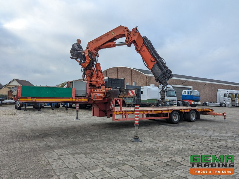 Madal platvormpoolhaagis Faymonville VAL 1 2-Assige Uitschuifbare 5m Semi-Dieplader Palfinger PK52000CH2 V1 + Deutz PowerPack  (O974): pilt 6