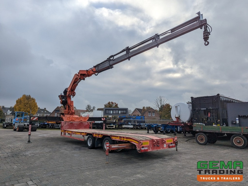 Madal platvormpoolhaagis Faymonville VAL 1 2-Assige Uitschuifbare 5m Semi-Dieplader Palfinger PK52000CH2 V1 + Deutz PowerPack  (O974): pilt 9