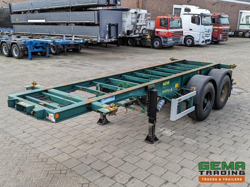 Flandria OP CC 2A 20FT 2-Assen ROR DrumBrakes - Leaf Suspension - 3120KG (O1789) - Konteinerveduk/ Tõstukiga poolhaagis: pilt 1 Flandria OP CC 2A 20FT 2-Assen ROR DrumBrakes - Leaf Suspension - 3120KG (O1789) - Konteinerveduk/ Tõstukiga poolhaagis: pilt 1