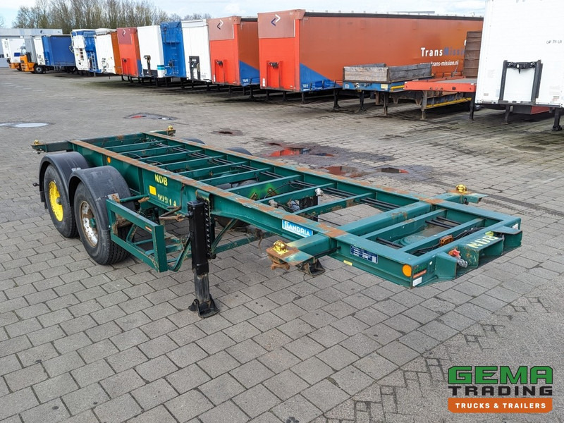 Flandria OP CC 2A 20FT 2-Assen ROR DrumBrakes - Leaf Suspension - 3120KG (O1789) - Konteinerveduk/ Tõstukiga poolhaagis: pilt 4 Flandria OP CC 2A 20FT 2-Assen ROR DrumBrakes - Leaf Suspension - 3120KG (O1789) - Konteinerveduk/ Tõstukiga poolhaagis: pilt 4