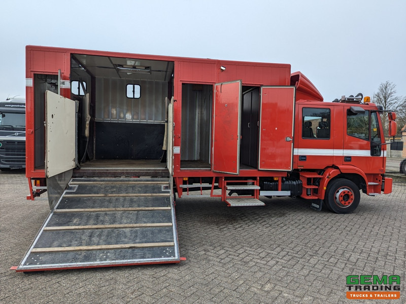 Hobuseauto Iveco Tector ML120E24D 4x2 Euro3 DubbelCabine - Paardenwagen 3-Paards - Kleedruimte - Hydraulische klep- TOP!: pilt 15