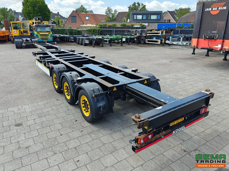 Konteinerveduk/ Tõstukiga poolhaagis Kögel PORT 40 SIMPLEX 20 3-Assen SAF - Schijfremmen - 2x20FT/30FT/40FT - Achterschuiver: pilt 6