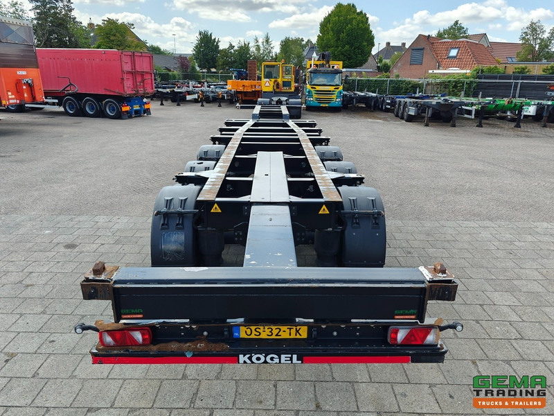 Konteinerveduk/ Tõstukiga poolhaagis Kögel PORT 40 SIMPLEX 20 3-Assen SAF - Schijfremmen - 2x20FT/30FT/40FT - Achterschuiver: pilt 8