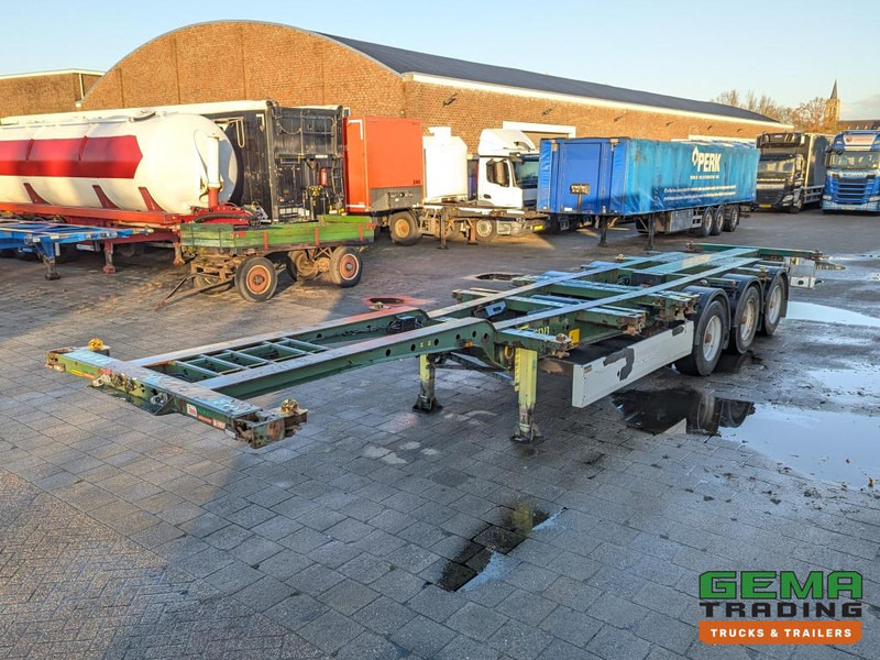 Krone SD 27 3-Assen BPW Backslider - DrumBrakes - 20 2x20FT/30/40FT - 10+ Units in Stock (O1931) - Konteinerveduk/ Tõstukiga poolhaagis: pilt 2 Krone SD 27 3-Assen BPW Backslider - DrumBrakes - 20 2x20FT/30/40FT - 10+ Units in Stock (O1931) - Konteinerveduk/ Tõstukiga poolhaagis: pilt 2