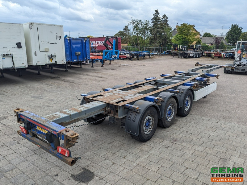 Krone SDC 27 3-Assen SAF - Lift as - Schijfremmen - Achterschuiver - 20 2x20FT/30/40FT - Konteinerveduk/ Tõstukiga poolhaagis: pilt 2 Krone SDC 27 3-Assen SAF - Lift as - Schijfremmen - Achterschuiver - 20 2x20FT/30/40FT - Konteinerveduk/ Tõstukiga poolhaagis: pilt 2