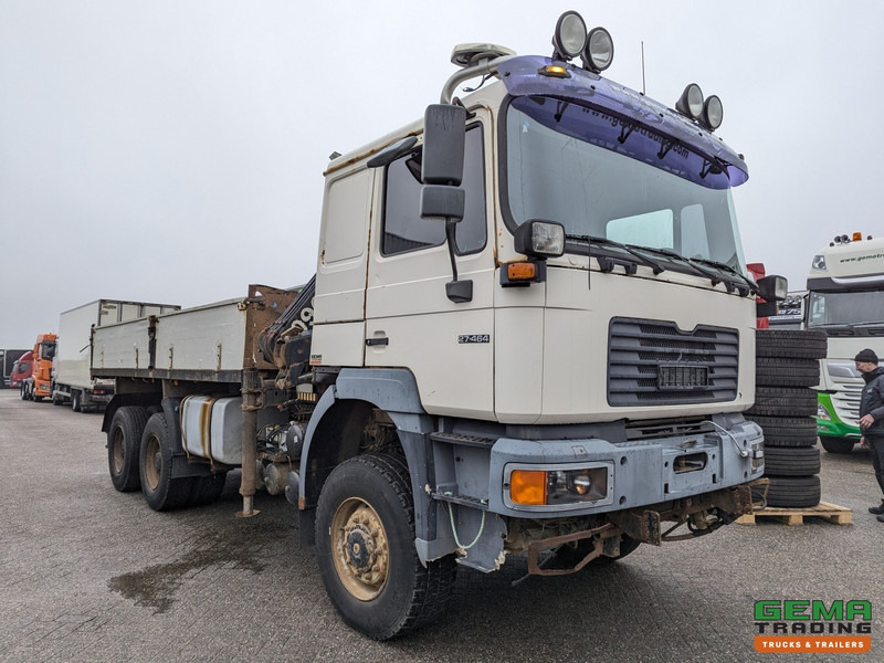 MAN 27.464 DFAC 6x6 Slaapcab Euro3 - Handgeschakeld - Kipper / Kraan Hiab 090 - Naafreductie - Alu Zijschotten - Kallurauto, Kraanaga veoauto: pilt 2 MAN 27.464 DFAC 6x6 Slaapcab Euro3 - Handgeschakeld - Kipper / Kraan Hiab 090 - Naafreductie - Alu Zijschotten - Kallurauto, Kraanaga veoauto: pilt 2