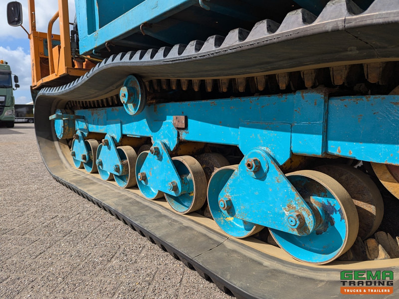 Kallur Morooka MST-1100 Rupsdumper / Werktuigdrager - Platte kiepbak + Hiab 026 T3 Kraan - Komatsu 6Cil: pilt 15