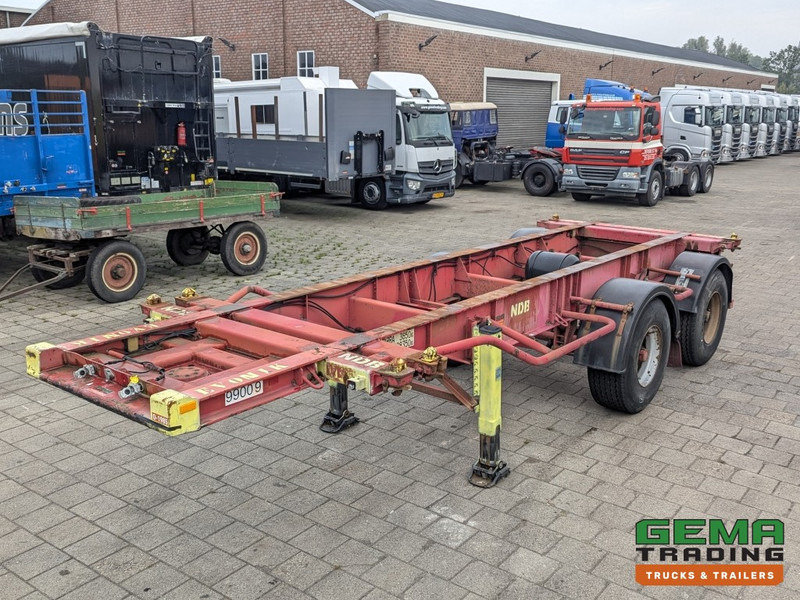 SHLADOT SD-901M 20FT 2-Assen ROR DrumBrakes - Steel Suspension - 20 units in Stock (O1985) - Konteinerveduk/ Tõstukiga poolhaagis: pilt 1 SHLADOT SD-901M 20FT 2-Assen ROR DrumBrakes - Steel Suspension - 20 units in Stock (O1985) - Konteinerveduk/ Tõstukiga poolhaagis: pilt 1