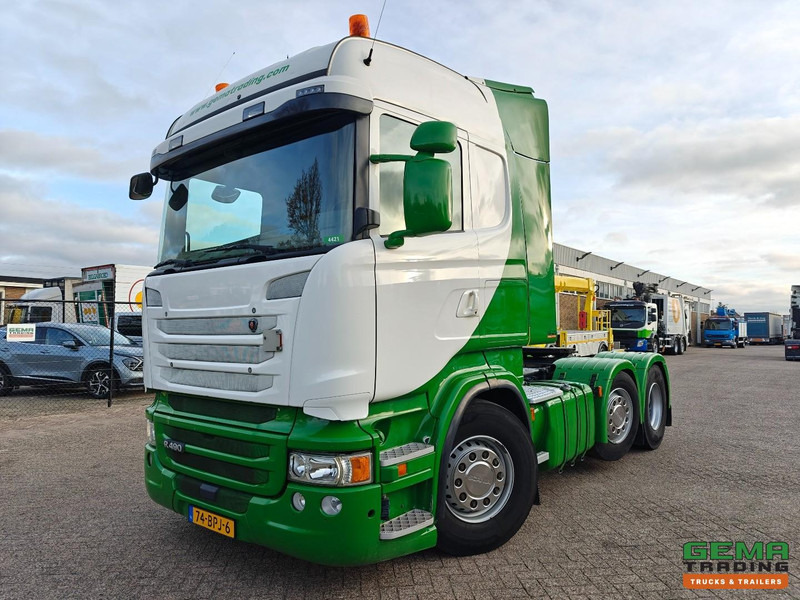 Scania R490 6x2/4 Highline Euro6A - Retarder - NaafReductie - Dubbele Tanks - StandAirco - SMARTTacho v2 - Sadulveok: pilt 1 Scania R490 6x2/4 Highline Euro6A - Retarder - NaafReductie - Dubbele Tanks - StandAirco - SMARTTacho v2 - Sadulveok: pilt 1