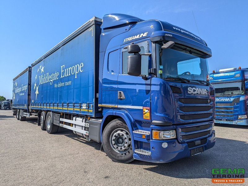 Scania G410 6x2/4 Streamline Euro6 - Retarder + Van Hool 2-Assige Aanhanger - SchuifzeilenCombi - SmartTachoV2 - Kasti veoauto: pilt 2 Scania G410 6x2/4 Streamline Euro6 - Retarder + Van Hool 2-Assige Aanhanger - SchuifzeilenCombi - SmartTachoV2 - Kasti veoauto: pilt 2