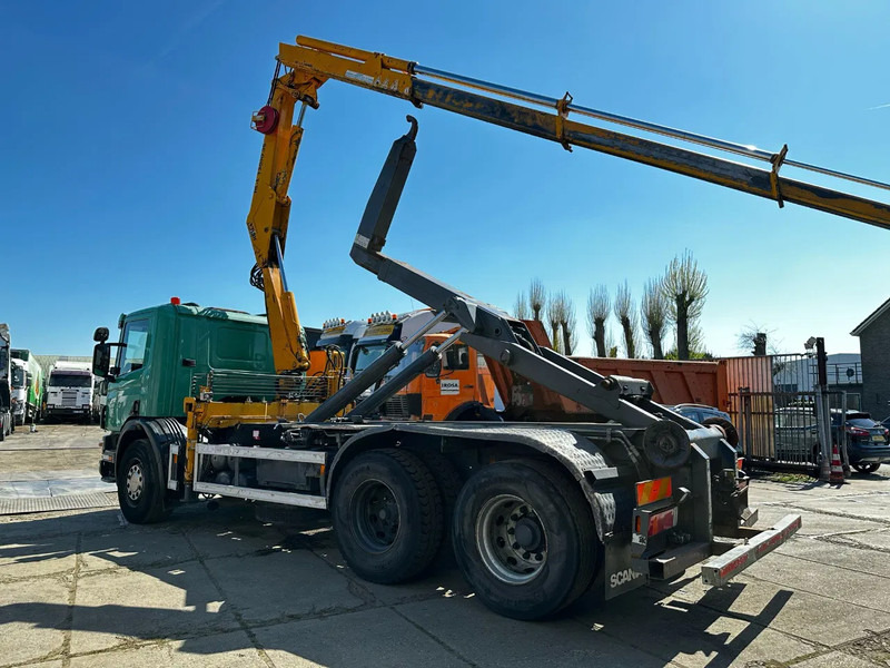 Scania P114-380 6X2 Ampirol + Heila 13000 5T Crane Manual Gear - Konteinerveduk/ Tõstukiga veoauto: pilt 3 Scania P114-380 6X2 Ampirol + Heila 13000 5T Crane Manual Gear - Konteinerveduk/ Tõstukiga veoauto: pilt 3