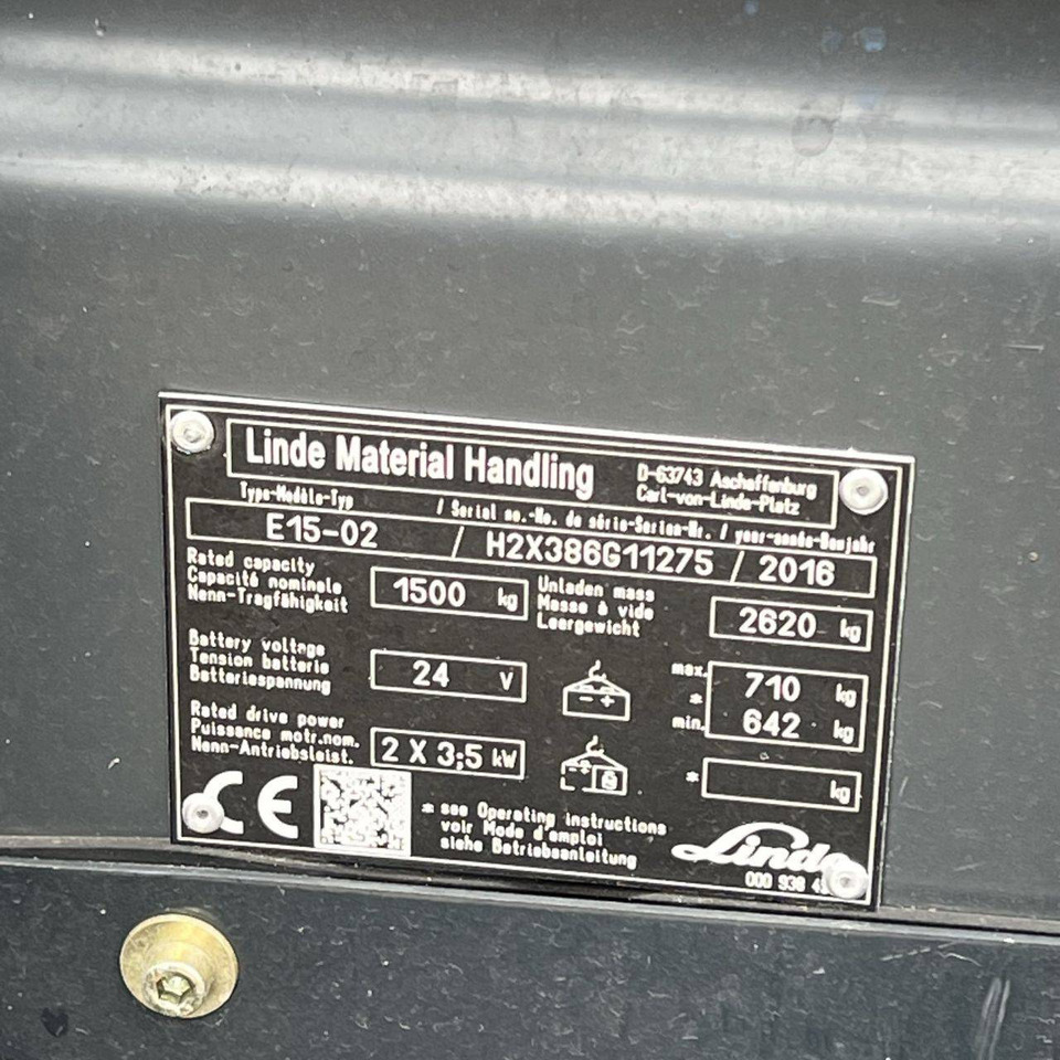 Elektritõstuk Linde E15 (386-02) EVO: pilt 9