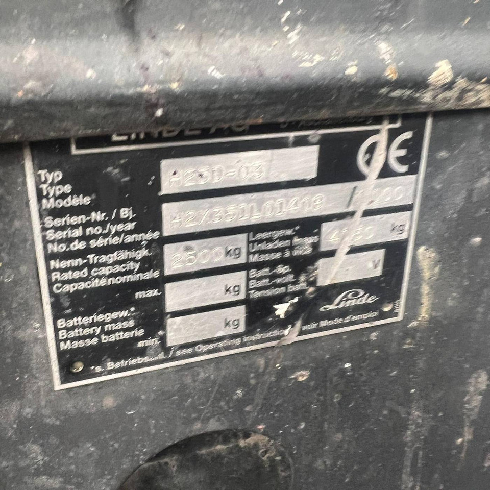 Linde H25D (351-03) - Diiseltõstuk: pilt 5 Linde H25D (351-03) - Diiseltõstuk: pilt 5